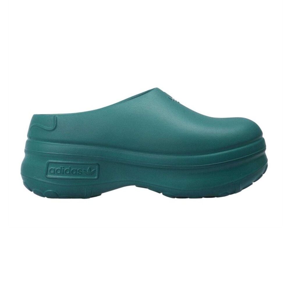 Adidas Womens/Ladies Stan Smith Platform Mules / Green